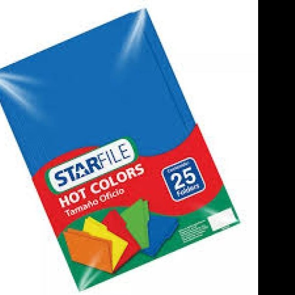 FOLDER OFI. HOTCOLORSFLASHFILE INT. AZUL REY PAQ.C25 C20